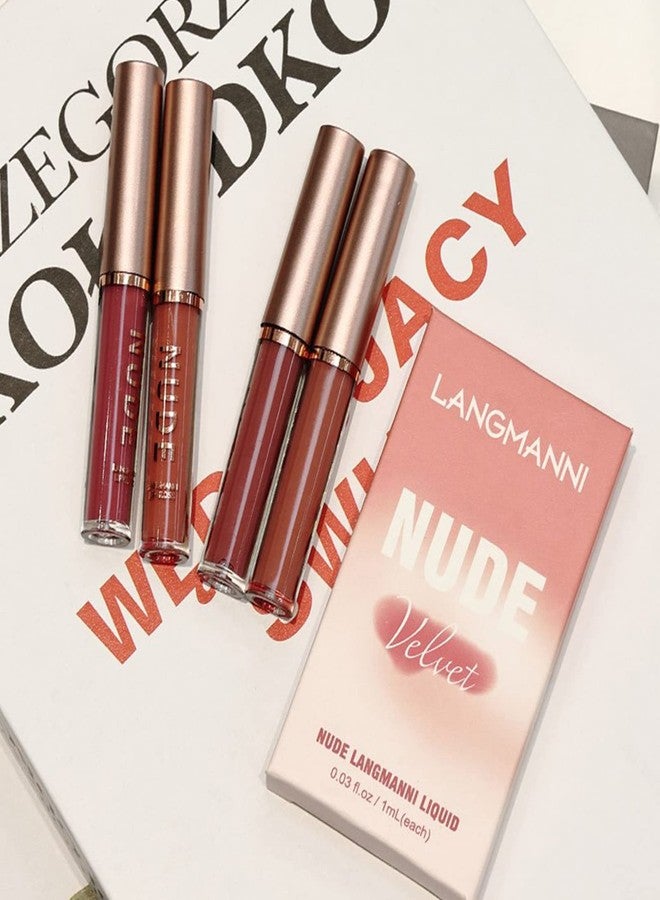 Joyeee Mini Matte Lip Glaze Set, 16Pcs Liquid Lip Gloss with Gift Box, Rose Nude Red Lip Gloss Lip Stain Long Lasting Waterproof Non-Stick Lip Make Up Gift Set for Mum, Wife and Daughter - Image 5