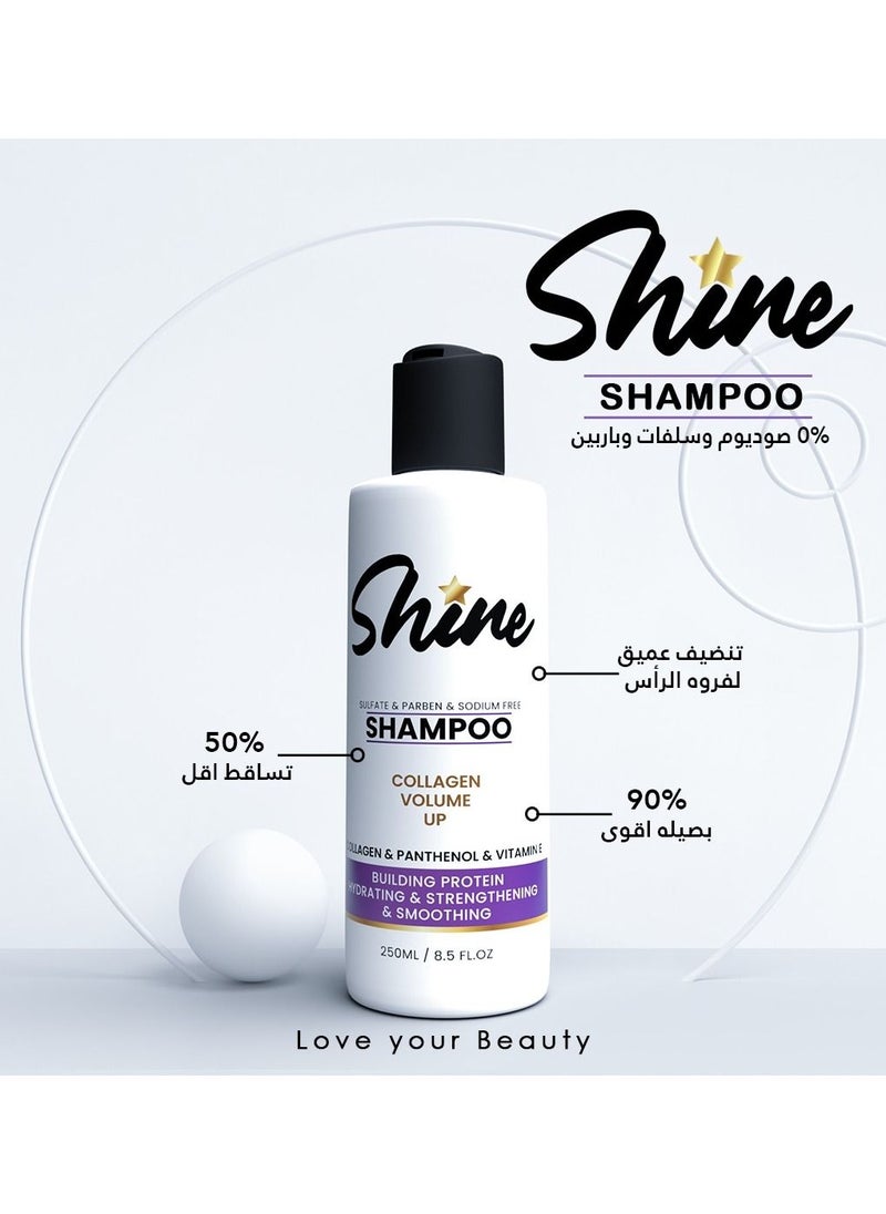 Shine - shine collagen volume up shampoo - Image 1
