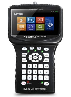 Digital HD Satellite Finder with 4.3 Inch LCD Screen and Spectrum Analyzer