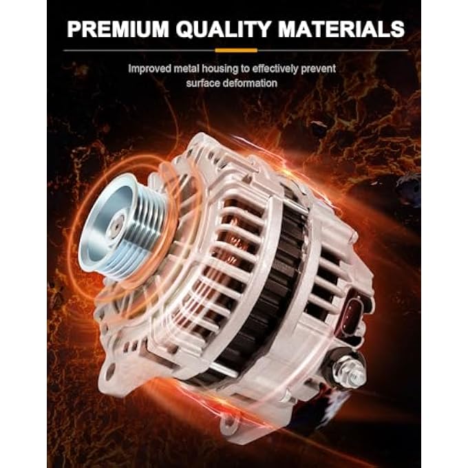 ROADFAR Alternator Fit for 2005-2007 Frontier 2005-2007 Pathfinder 2005-2007 Xterra - Image 2