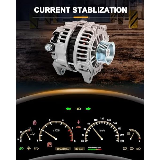 ROADFAR Alternator Fit for 2005-2007 Frontier 2005-2007 Pathfinder 2005-2007 Xterra - Image 3