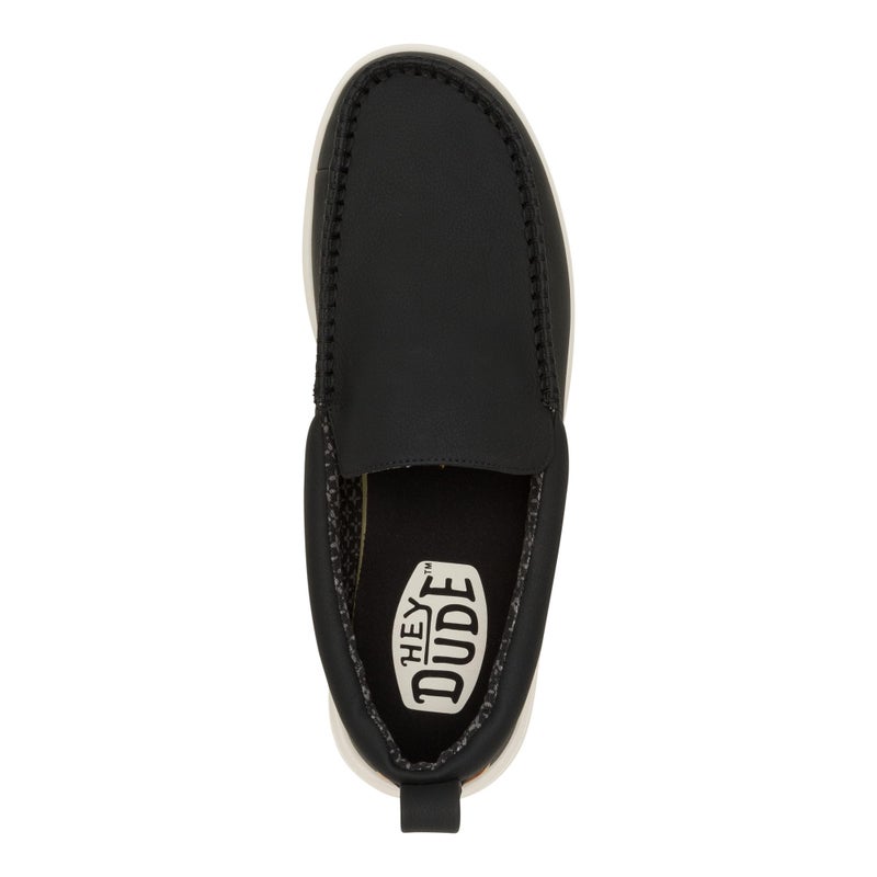 HEYDUDE Paul Loafer Classic Black Size 11, Menâ€™s Shoes, Men's Slip-on Loafers, Comfortable & Light-Weight - Image 2