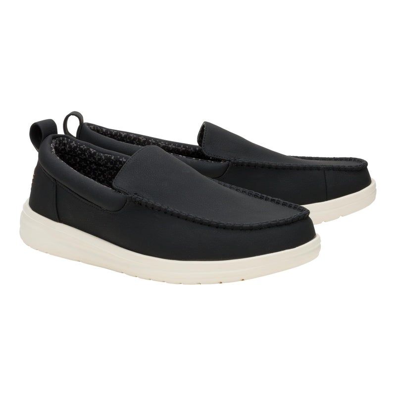 HEYDUDE Paul Loafer Classic Black Size 11, Menâ€™s Shoes, Men's Slip-on Loafers, Comfortable & Light-Weight - Image 4
