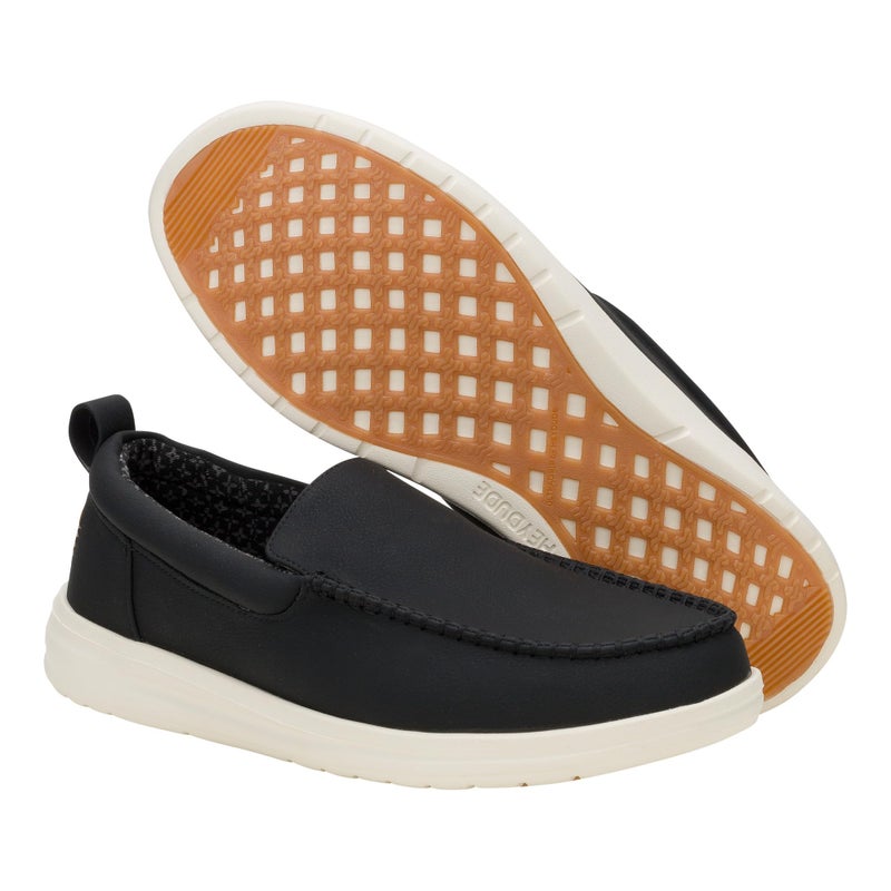 HEYDUDE Paul Loafer Classic Black Size 11, Menâ€™s Shoes, Men's Slip-on Loafers, Comfortable & Light-Weight - Image 3