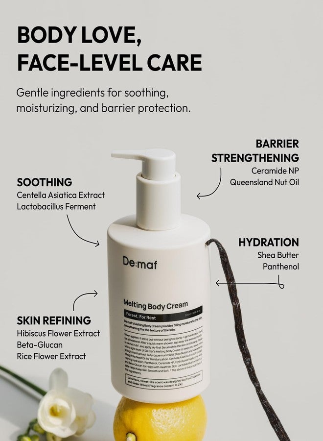 De:maf Forest For Rest Melting Body Cream - Nourishing Korean Skincare for All Skin Types - Image 3