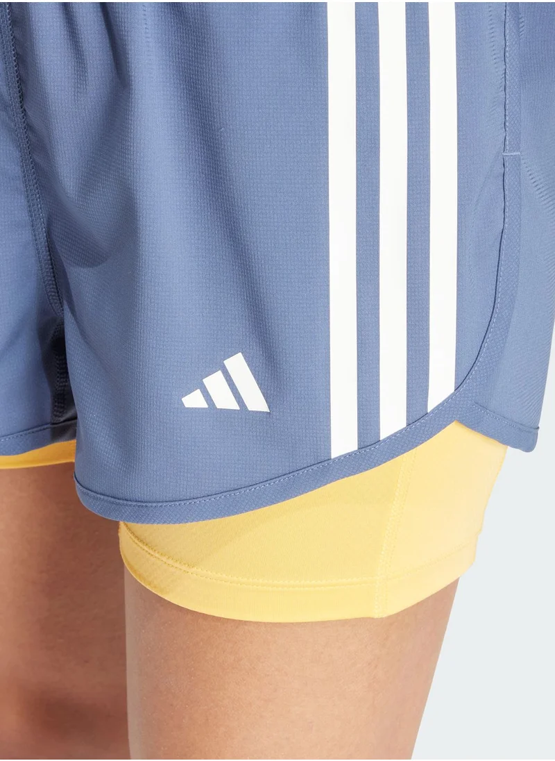 Adidas 2In1 3 Stripes Own The Run Shorts