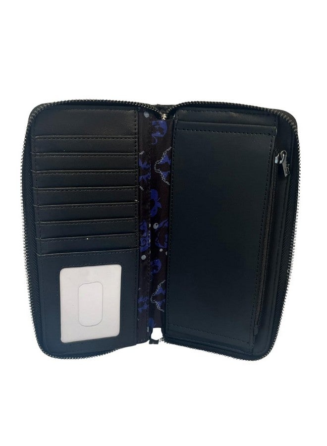 Loungefly Exclusive Disney Villains Silhouette Zip Around Wallet - Image 3