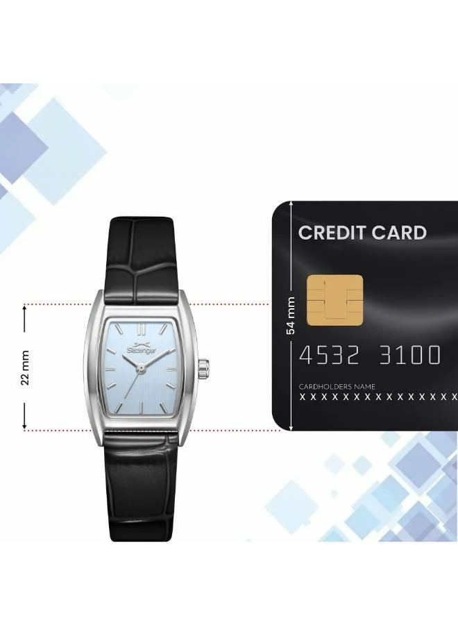 Slazenger  Women's Leather Analog Watch SL.9.2641.3.301 - 22 mm  | Best Price UAE