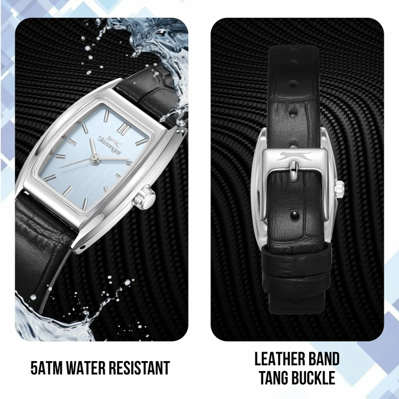 Slazenger  Women's Leather Analog Watch SL.9.2641.3.301 - 22 mm  | Best Price UAE