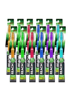 REACH Toothbrush Crystal Clean Soft #10 Assorted Colors, 12 Count (Pack Of 1)-  - Image 2