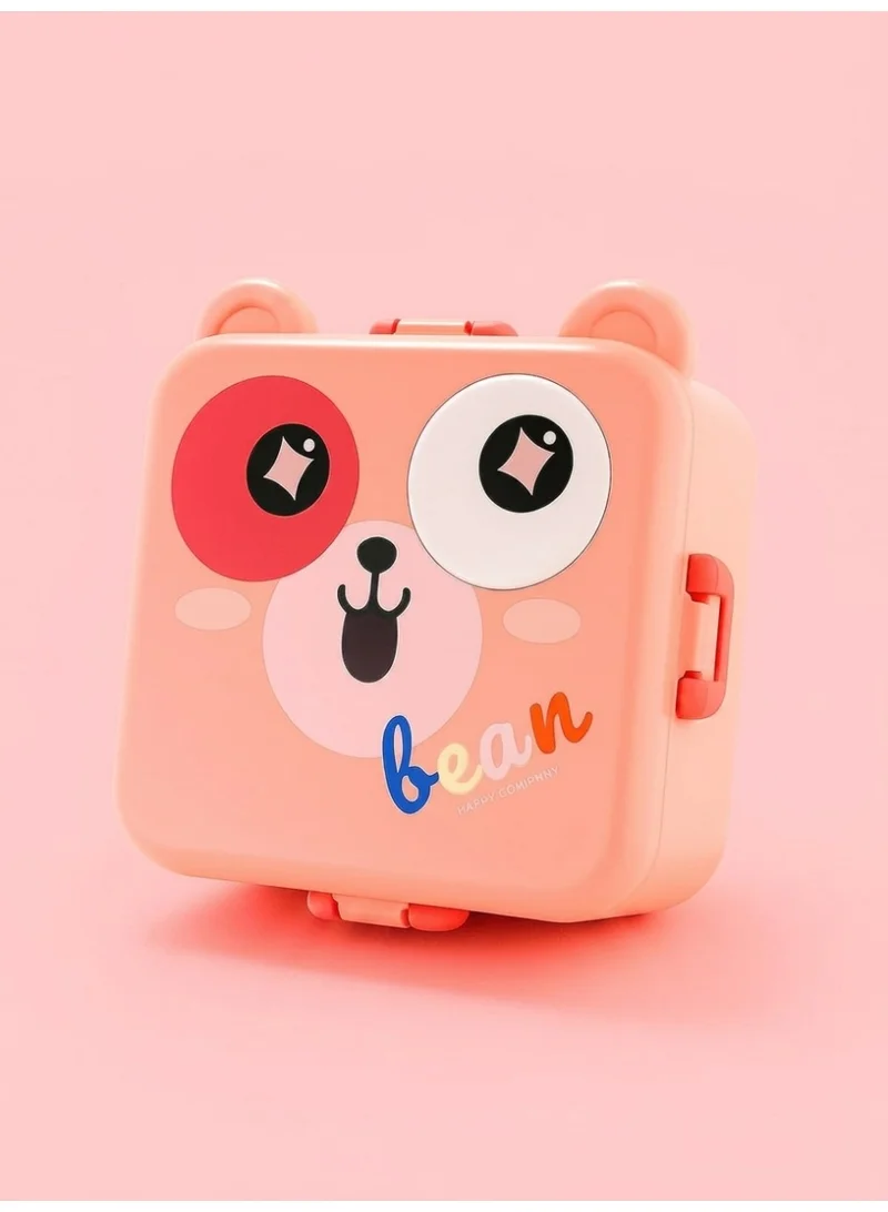 Mobcos pink Cartoon Lunch Box, Bento Box for Kids & Adults, Leakproof Stackable Lunch Containers with Spoon & Whale Design, Dishwasher & Microwave Safe Stainless Steel Japanese Lunch Box Food Storage. (Pink)  | Best Price UAE