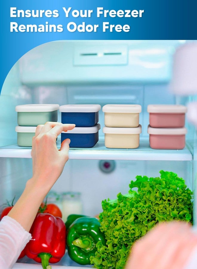 Duseu 8 PCS 1 cup Silicone Freezer Molds with Lid, Silicone Soup Freezer Molds Meal Prep Containers Reusable Food Preserving Tray Ice Trays for Soups Sauces Stews - Image 5