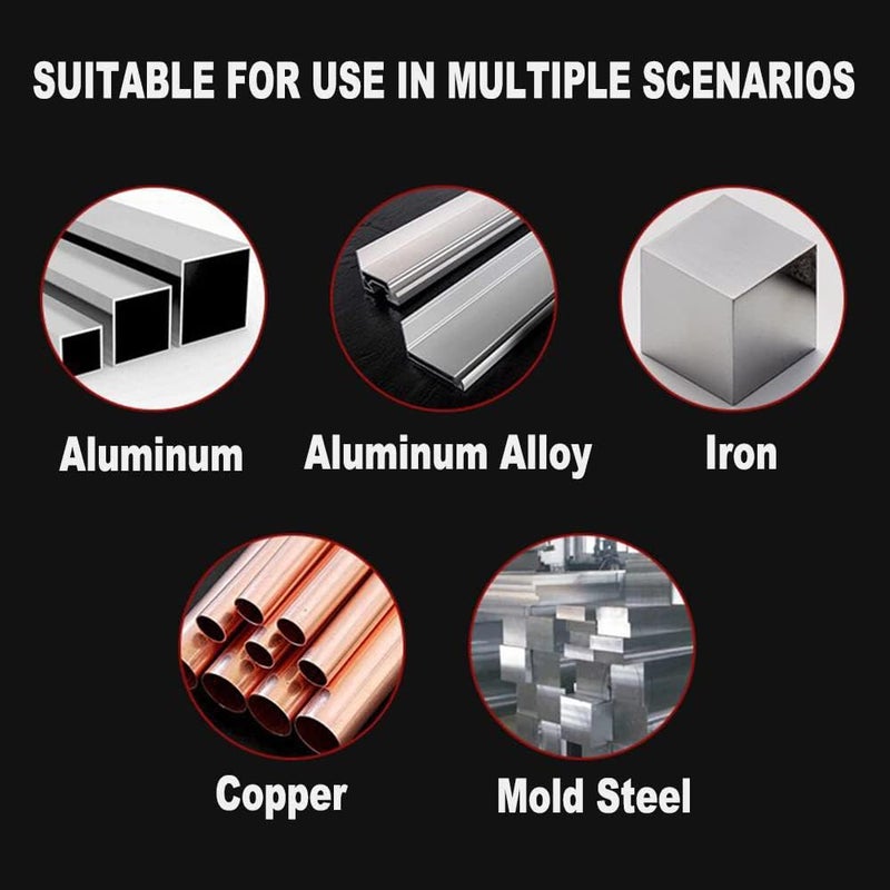 اتول مارت Utoolmart برغي قلاووظ متري M10 x 1.25 مم خطوة H2 برغي قلاووظ أيمن HSS مطلي بالتيتانيوم لآلة الخراطة، مثقاب كهربائي، مشاريع DIY، قطعة واحدة - Image 5