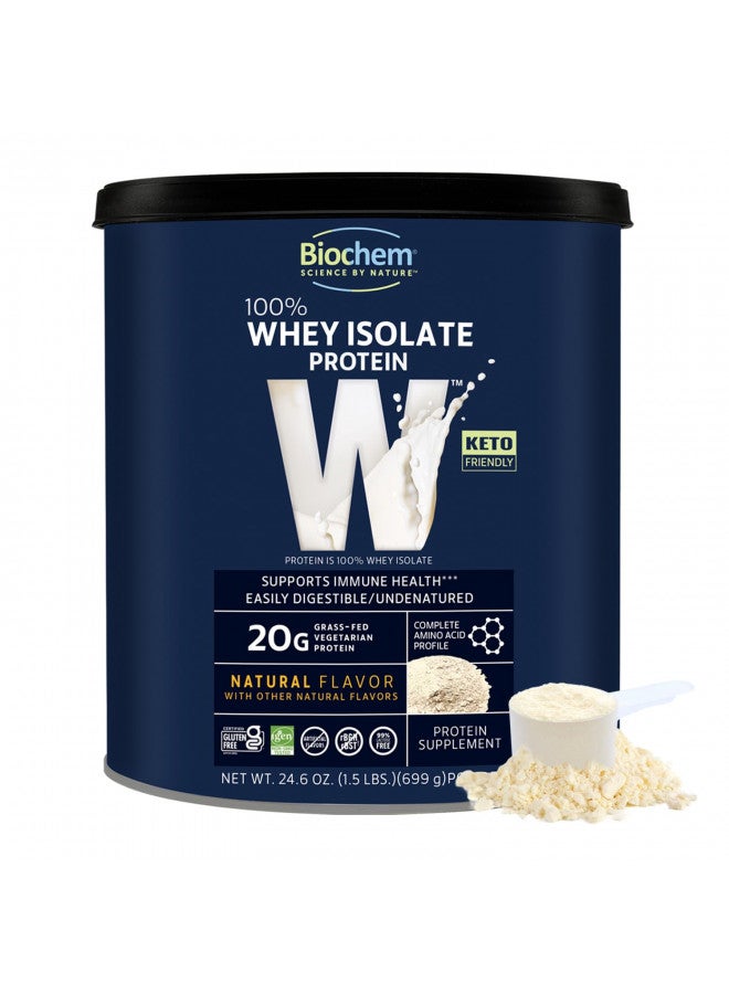Biochem Biochem, Whey Protein Powder, 20g of Protein to Support Muscles and Intense Workouts, Natural, 24.6 oz - Image 2