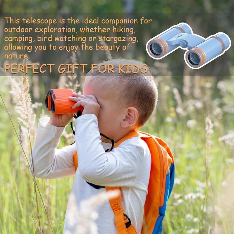 Blue High Power Compact Mini Binoculars For Kids Bird Watching Concerts Hunting Hiking - Image 5