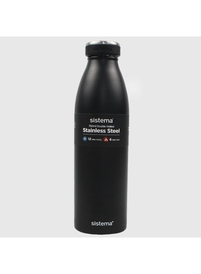 sistema BLACK SISTEMA HYDRATION 750ML STAINLESS STEEL BOTTLE - Image 1