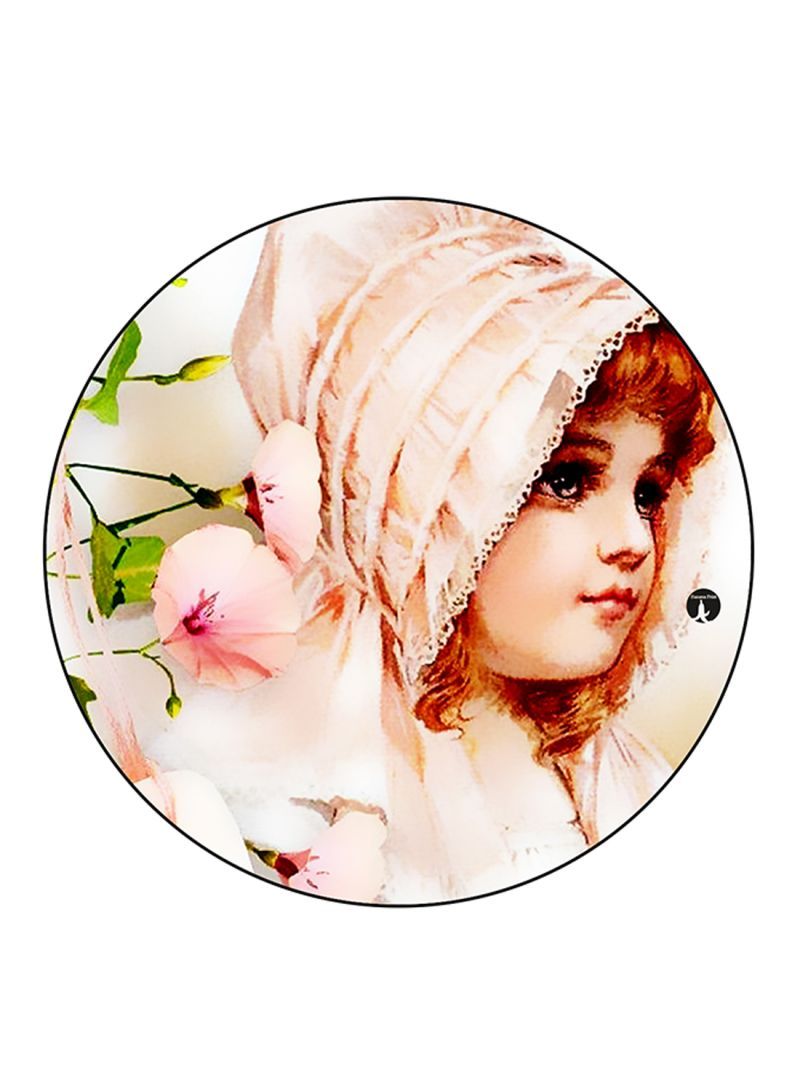 RKN Girl Printed Mouse Pad  Multicolour