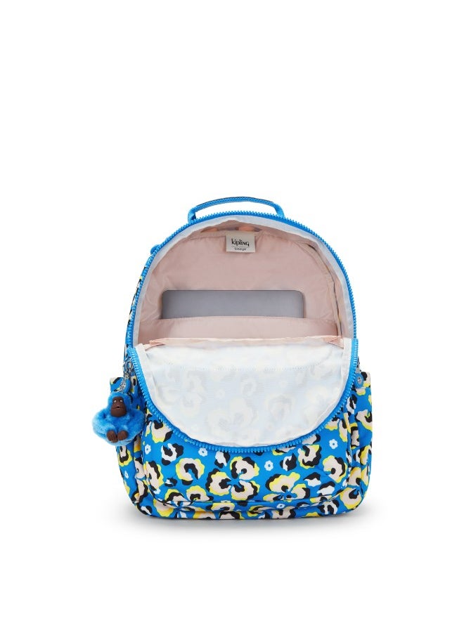 kipling Large Backpack Female Leopard Floral Seoul  - Image 3