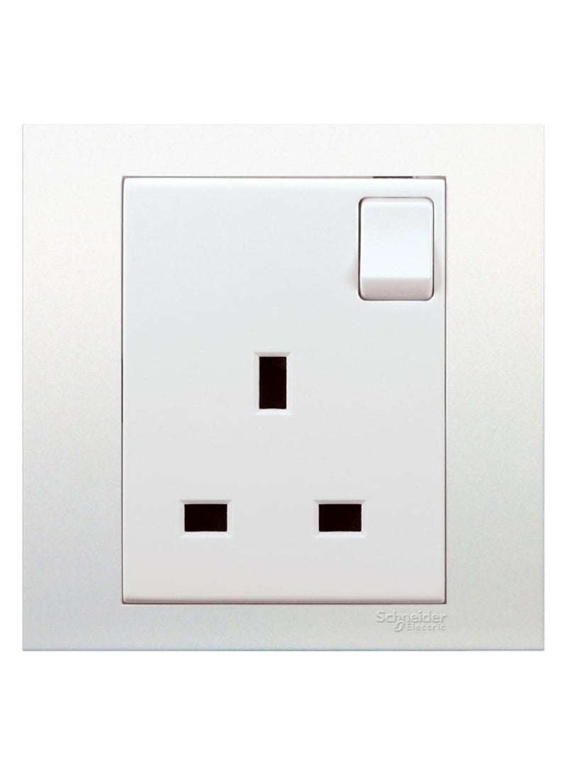 Schneider Electric Vivace 1 Gang Switch Socket 8 7 X 8 7 X 3 5 Cm 250 Vac 