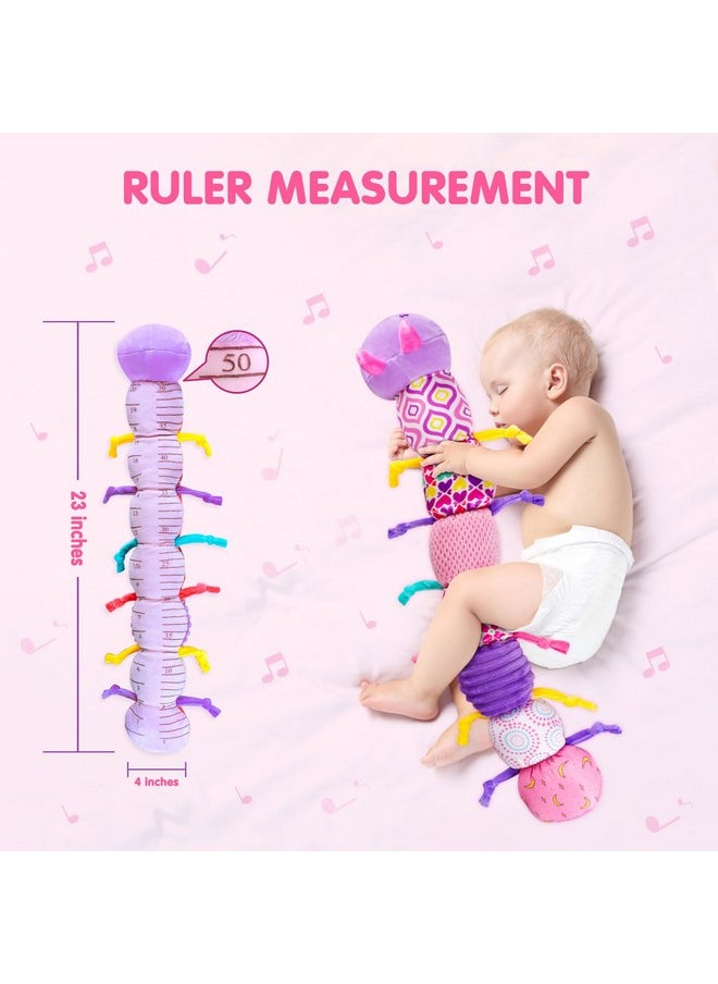 Kaeohye Baby Toy 0-12 Months,Baby Infant Musical Stuffed Animal Soft Toy With Multi-Sensory Crinkle, Rattle & Textures,Baby Girl Toy Birthday Gift,Caterpillar,Purple - pzsku/Z5C6723036C7972922422Z/45/_/1734347388/ff3e66bf-6b27-4f7e-b0bb-1e2919a571ab