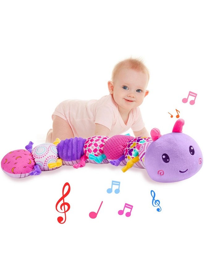 Kaeohye Baby Toy 0-12 Months,Baby Infant Musical Stuffed Animal Soft Toy With Multi-Sensory Crinkle, Rattle & Textures,Baby Girl Toy Birthday Gift,Caterpillar,Purple - pzsku/Z5C6723036C7972922422Z/45/_/1734347401/46ad1743-3e57-44a6-b598-9e1aa1c8e82f