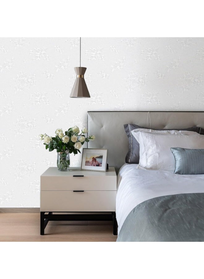 ورق حائط زهري منقوش ذاتي اللصق | مقاوم للماء وقابل للإزالة | تجميل المنزل - Image 5