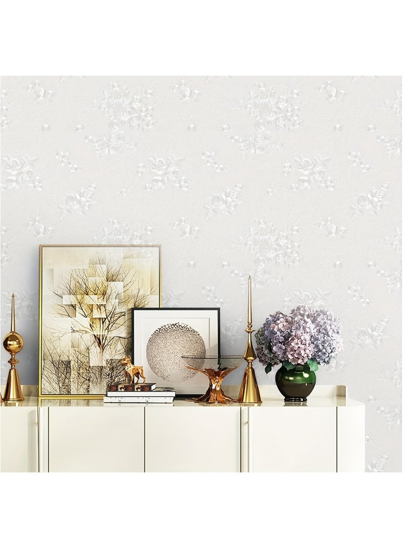 ورق حائط زهري منقوش ذاتي اللصق | مقاوم للماء وقابل للإزالة | تجميل المنزل - Image 2