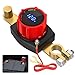 Joinfworld Top Post Battery Disconnect Switch 12V48V with Led Voltmeter DC 560V Battery Kill Switch Negative OnOff Battery Cut Off Switch for Marine Cars Vehicles RVs and Boats - Image 2