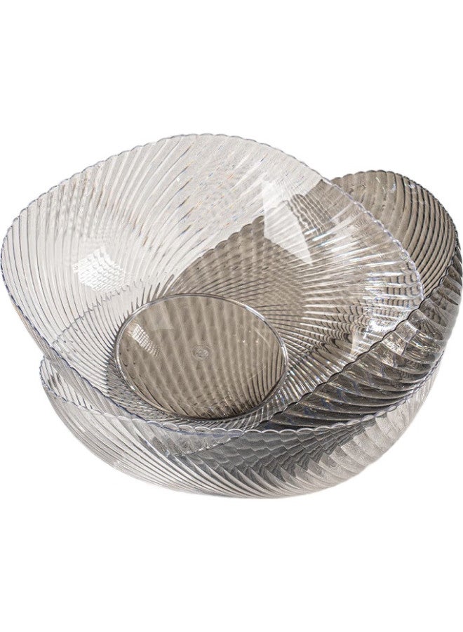 Caizhi Fruit Plate For Home Living Room, Candy Nuts Snacks Dried Fruit Storage Display Plate [Set Of Two] Cz6903 - Image 3