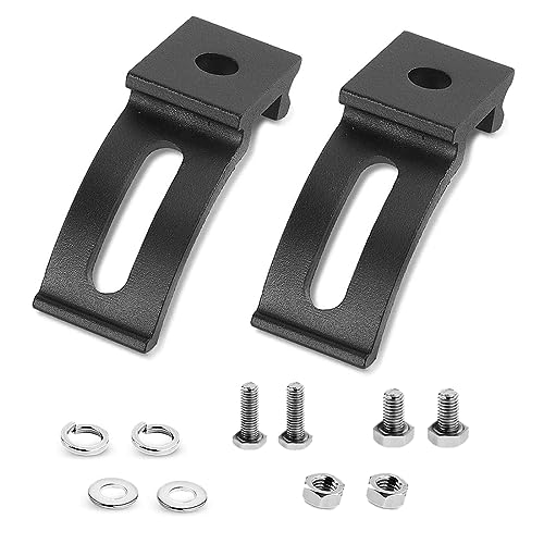 LEDOPPO LED Light Bar Mounting Bracket - Mounting Brackets Universal Adjustable Slide Mounted Base for Work Light Bar LED Pod (Pack of 2) - Image 1