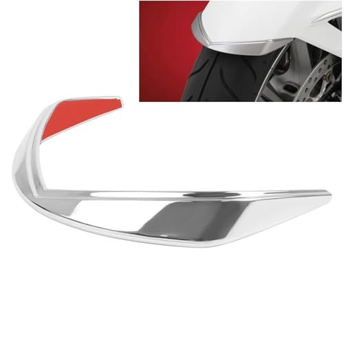 HAONEL Front Fender Fairing Tip Decorative Trim Chrome Accessories Replacement for Honda Goldwing 1800 GL1800 2018-2021 ABS Plastic Motorcycle Frame Fairing Accessories - Image 2