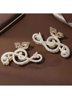 HOXIEYA Gold Music Note Hair Clip, Metal Claw Clips for Women Girls Musical Score Hair Design Hair Accessories Strong Hold Jaw Clips for Thick Hair  - Image 3
