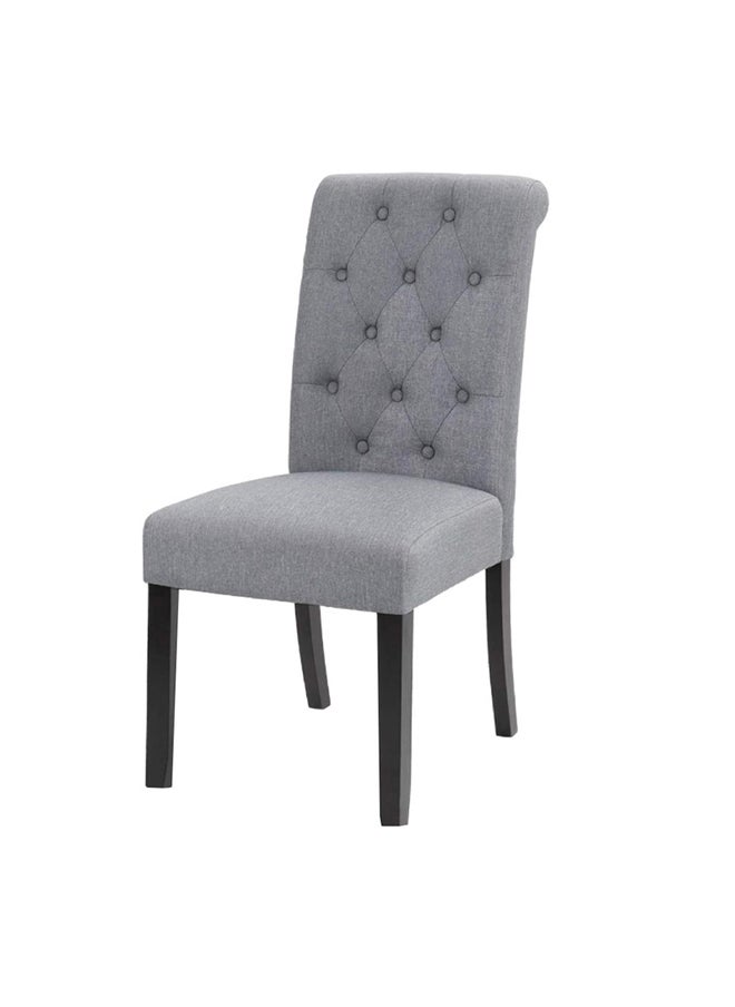 JILPHAR FURNITURE - Jilphar Furniture Button Tufted Dining Chair Chair Grey JP1399B - Image 1