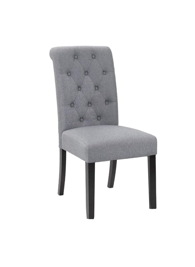 JILPHAR FURNITURE - Jilphar Furniture Button Tufted Dining Chair Chair Grey JP1399B - Image 1