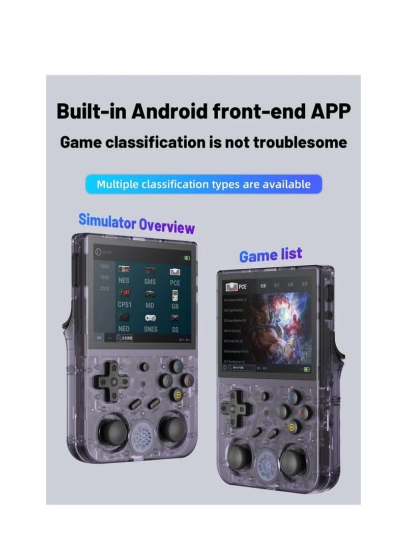 ANBERNIC  RG353V Retro Handheld Game With Dual OS Android 11 And Linux, 64G TF Card Pre-Installed 4452 Games Supports 5G WiFi 4.2 Bluetooth  - Image 5
