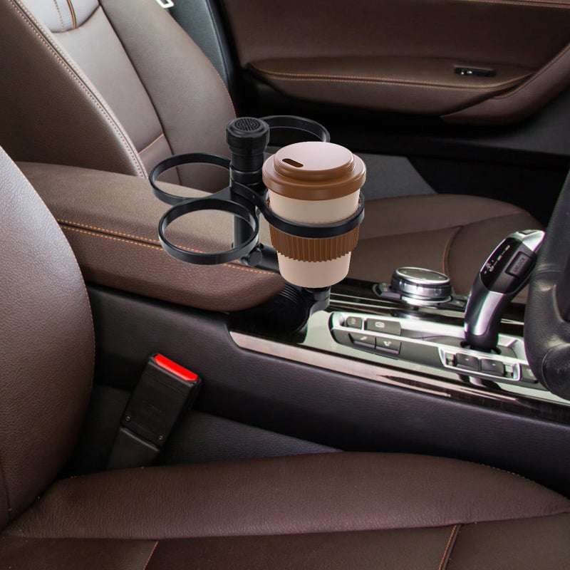 Veemoon Car Cup Holder Expander Adjustable 360 Rotating Organizer Vehicle Accessories - Image 3
