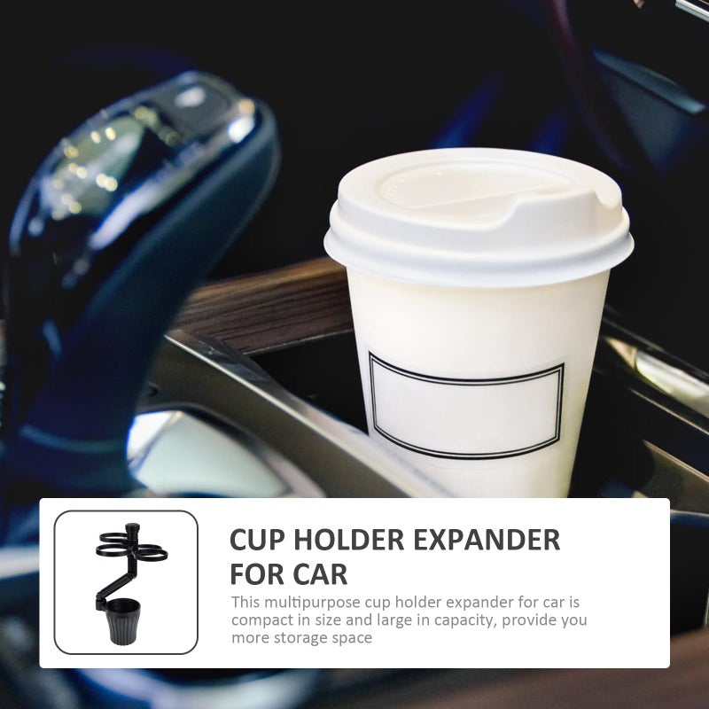 Veemoon Car Cup Holder Expander Adjustable 360 Rotating Organizer Vehicle Accessories - Image 4