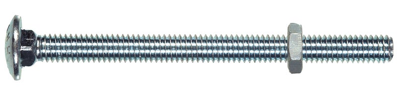 Hillman 2152 10-24 x 2-1/2-Inch Carriage Bolt with Nut, 25-Pack , zinc - Image 4
