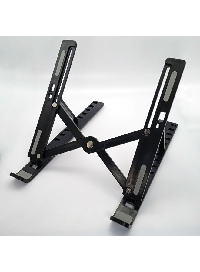 Digital Computer Stand Desktop Computer Rack Adjustable Laptop Holder Foldable Desk Organizer Tablet Mount Bracket-Color:20-inch Plastic-Black (storage Bag) (recommended For Computers Under 18 Inches) - Image 1