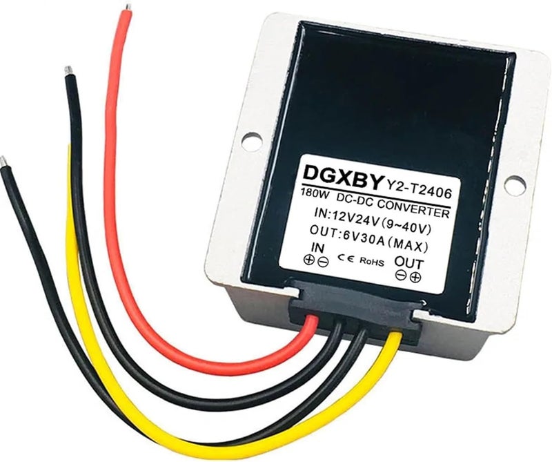 12V/24V to 6V 10A 15A 20A 25A 30A Power 12V to 6V Childrens Car/Toy Car Power Converter(12V24V to 6V 30A) - Image 1