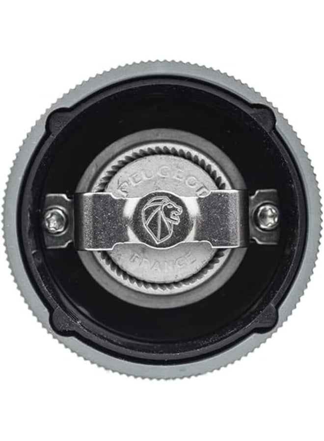 Peugeot Line Salt Mill 12cm Dark Carbone. Wood & Aluminum Body. Mechanism with . Made in France. - Image 2