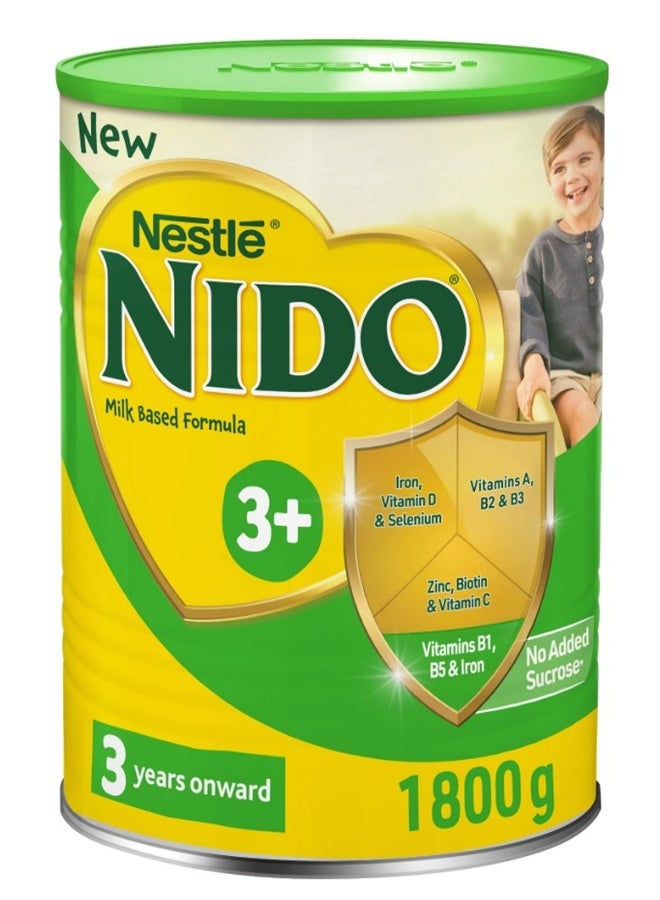 نيدو حليب أطفال (3) بلس 3 سنوات فما فوق 1800 جم