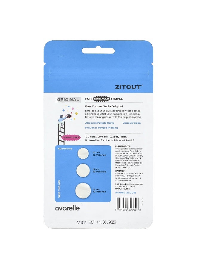 AVARELLE Avarelle, Zitout® Original , 40 Patches  - Image 2