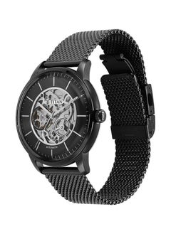 TITAN Mechanical Black Dial Watch For Men 90110Nm01  - Image 3