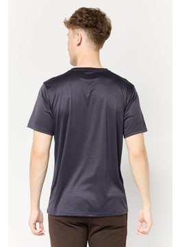 RBX Men Sportswear Fit Short Sleeves Training T-Shirt, Dark Grey  - Image 4