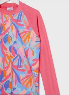 speedo Kids Printed Rash Top  - Image 3