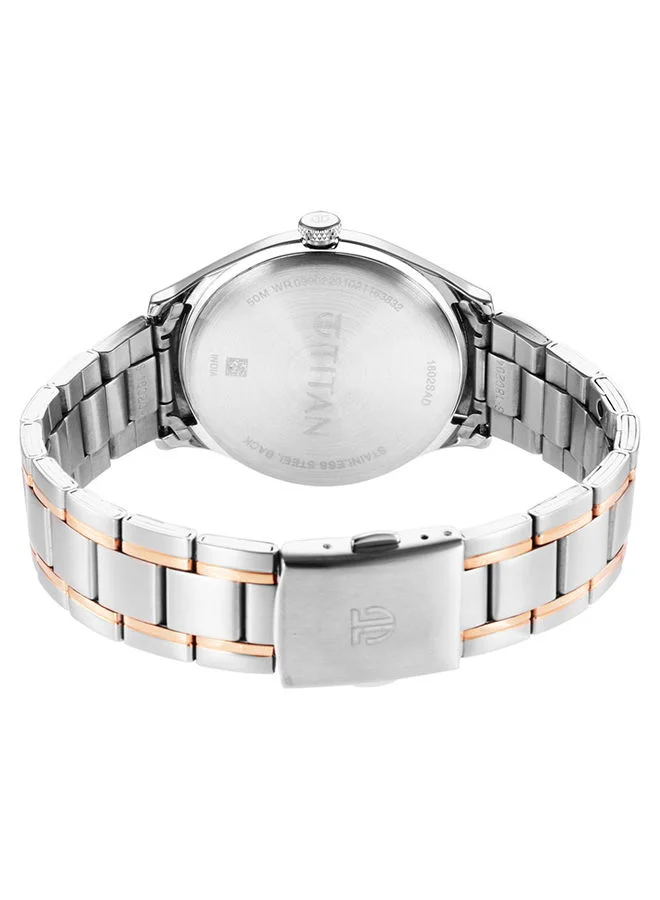 TITAN Stainless Steel Analog Wrist Watch 1802KM01