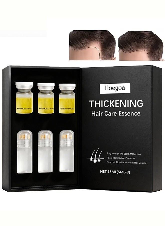 HOEGOA Thickening Hair Care Essence, Hair Regrowth System, Alphainfuse Hair Regrowth System, Advanced Hair Growth Treatment Serum For Thicker, Fuller Hairs, Strengthens Roots, Gentle Painless, Supports Healthy Hairs Growth For Men & Women - Image 1