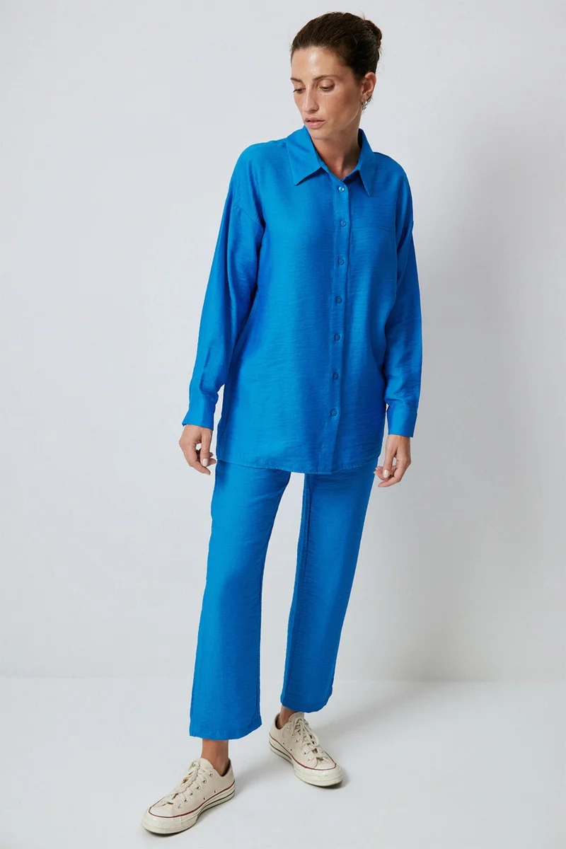 Touche Viscose Shirt Trousers Set