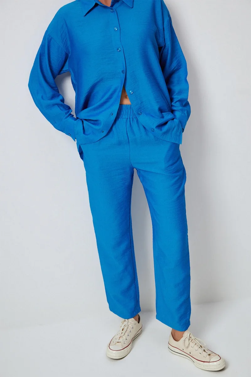 Touche Viscose Shirt Trousers Set